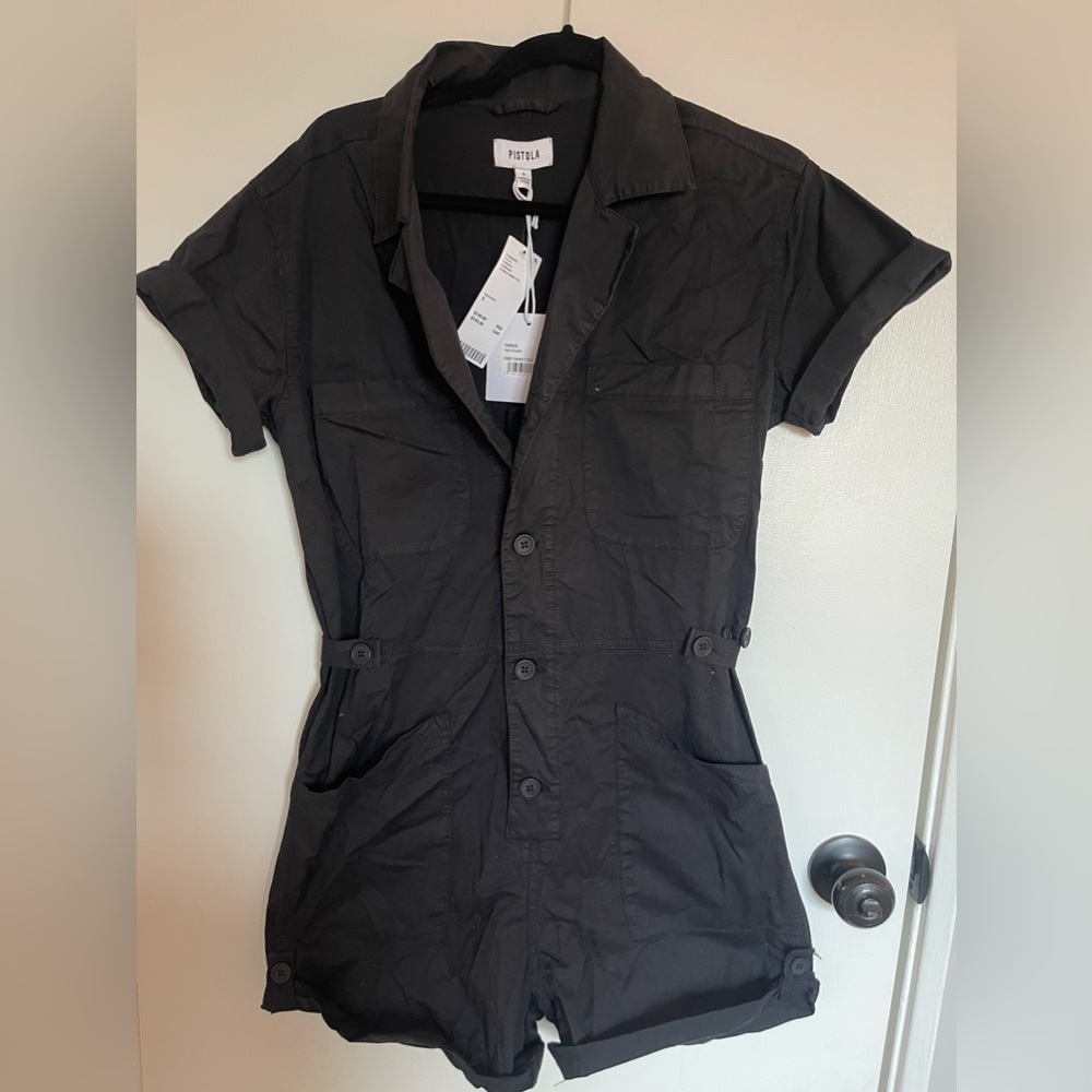 Pistola cargo style short romper